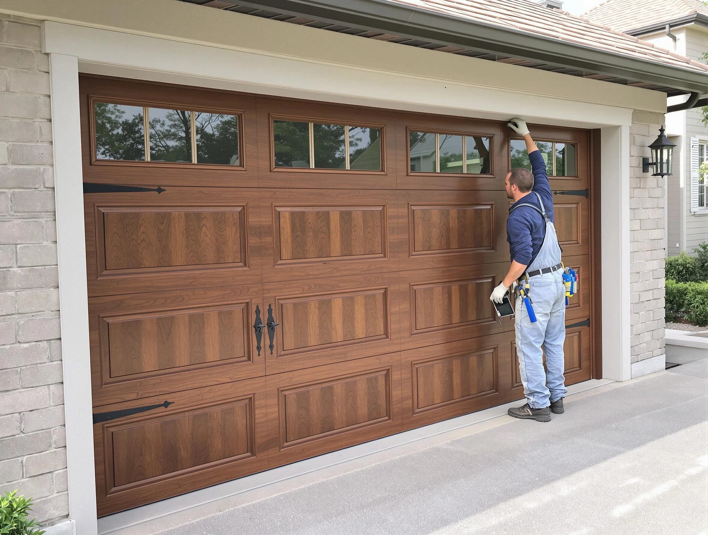 Custom garage door showcase by Coolidge Garage Door Repair in Coolidge