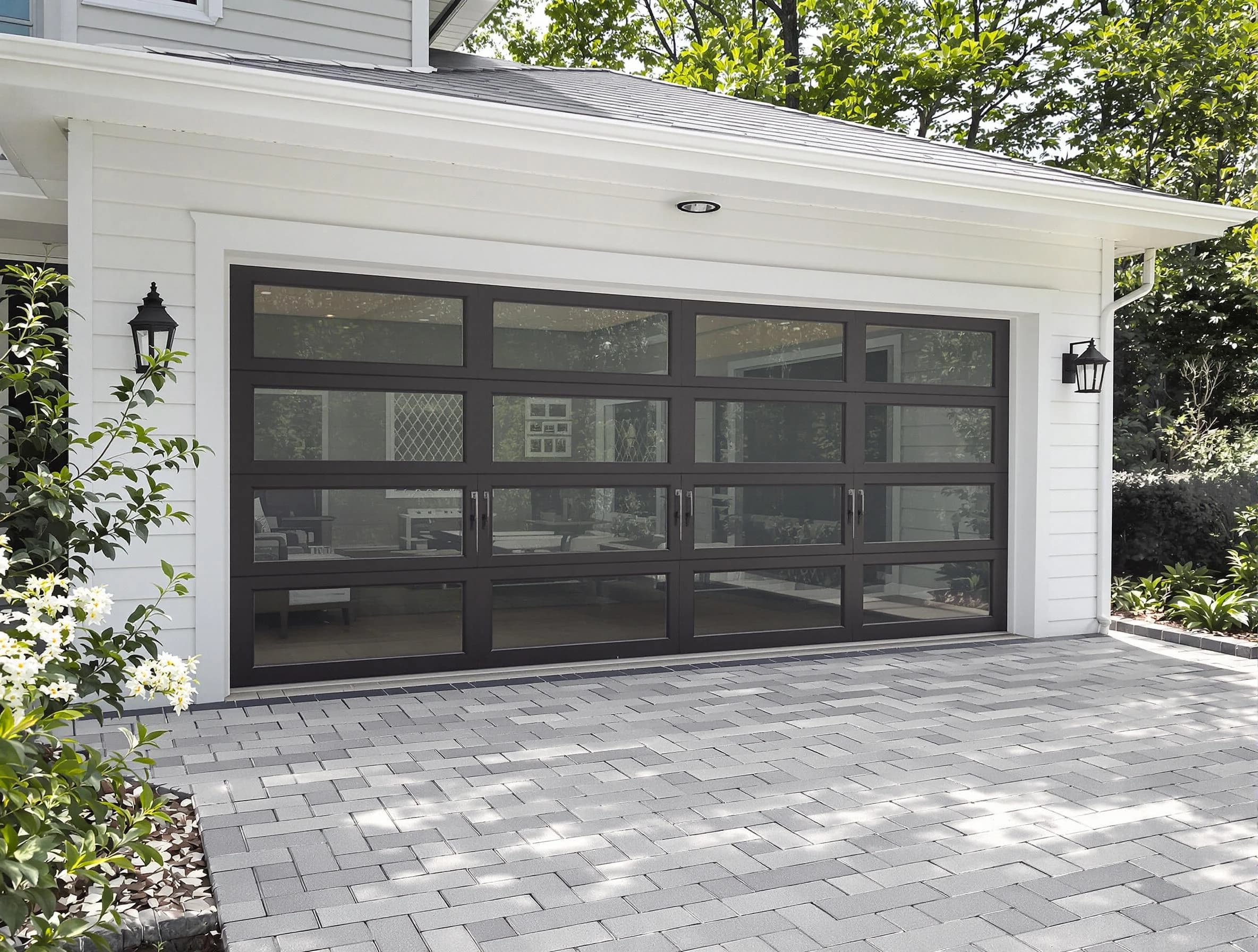 Coolidge Garage Door Repair design specialist presenting custom garage door options to Coolidge homeowner