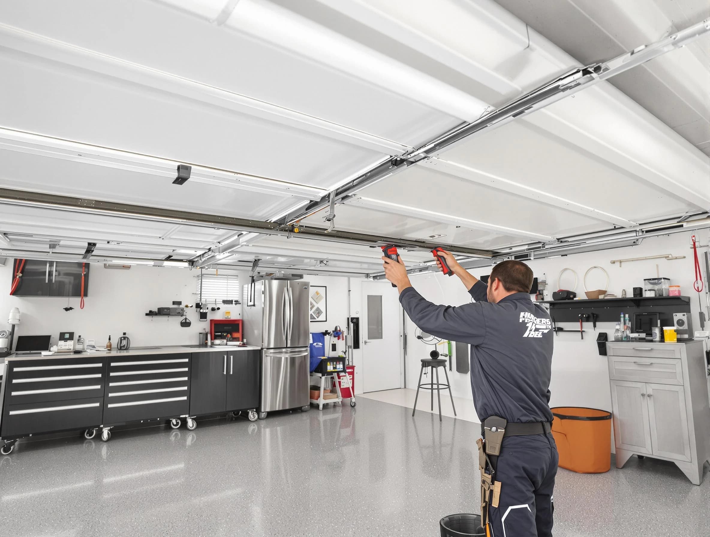 Overhead garage door repair service by Coolidge Garage Door Repair in Coolidge