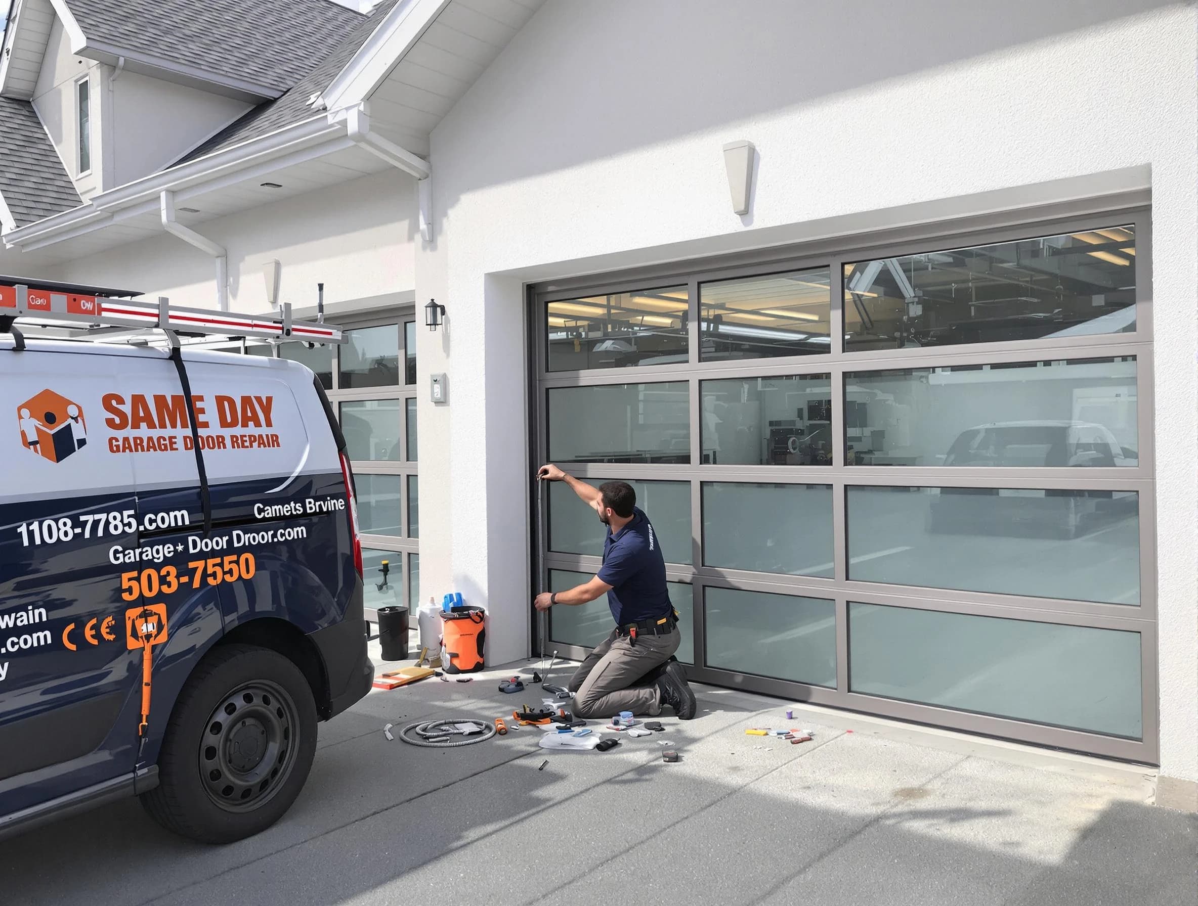 Same-day garage door repair service by Coolidge Garage Door Repair in Coolidge