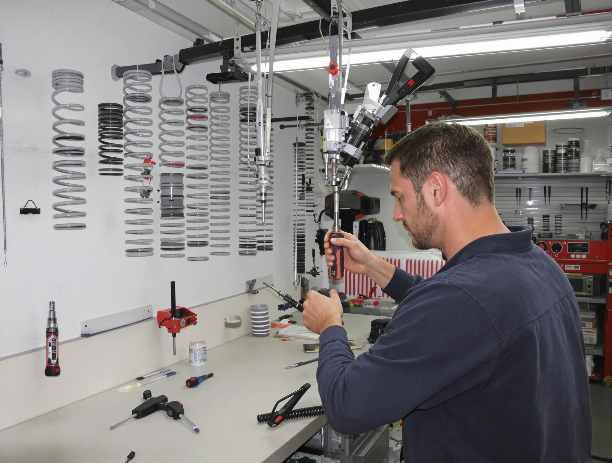 Coolidge Garage Door Repair safety certified technician performing precision spring replacement in Coolidge